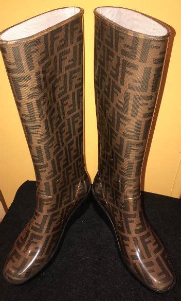 fendi wellington boots|fendi ladies boots.